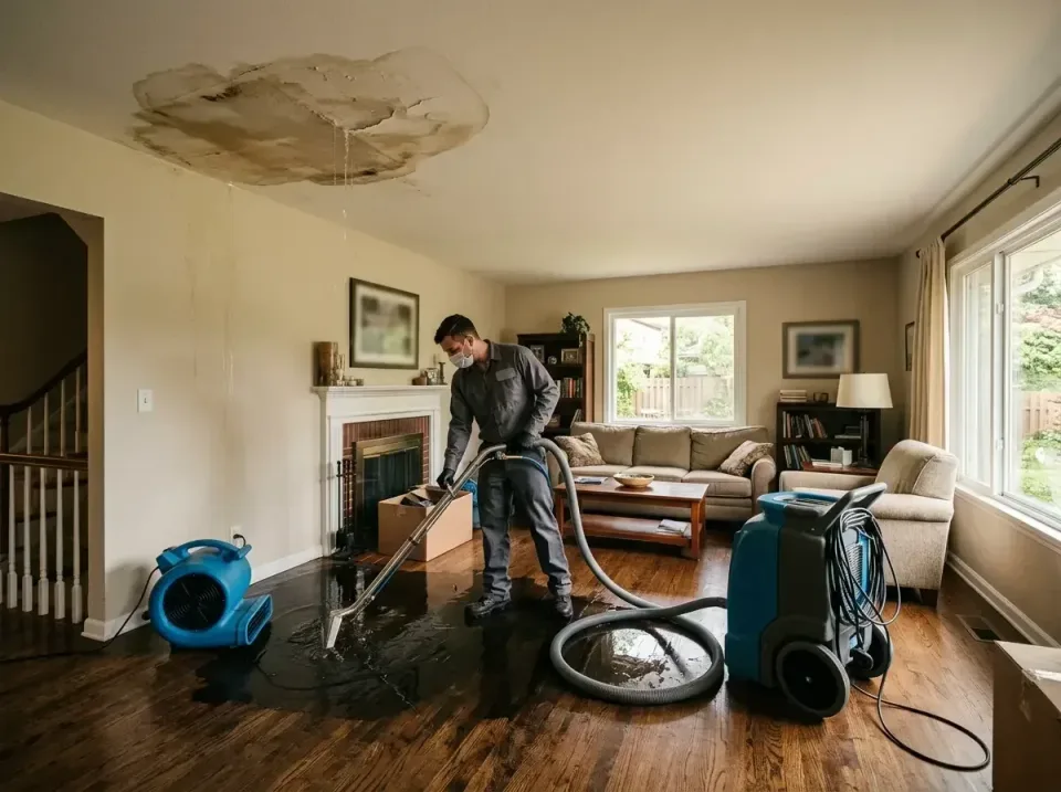 attic-pipe-burst-ceiling-drip-008 — frequently asked questions, Water Damage Restoration & Carpet Care in Berkeley, MO